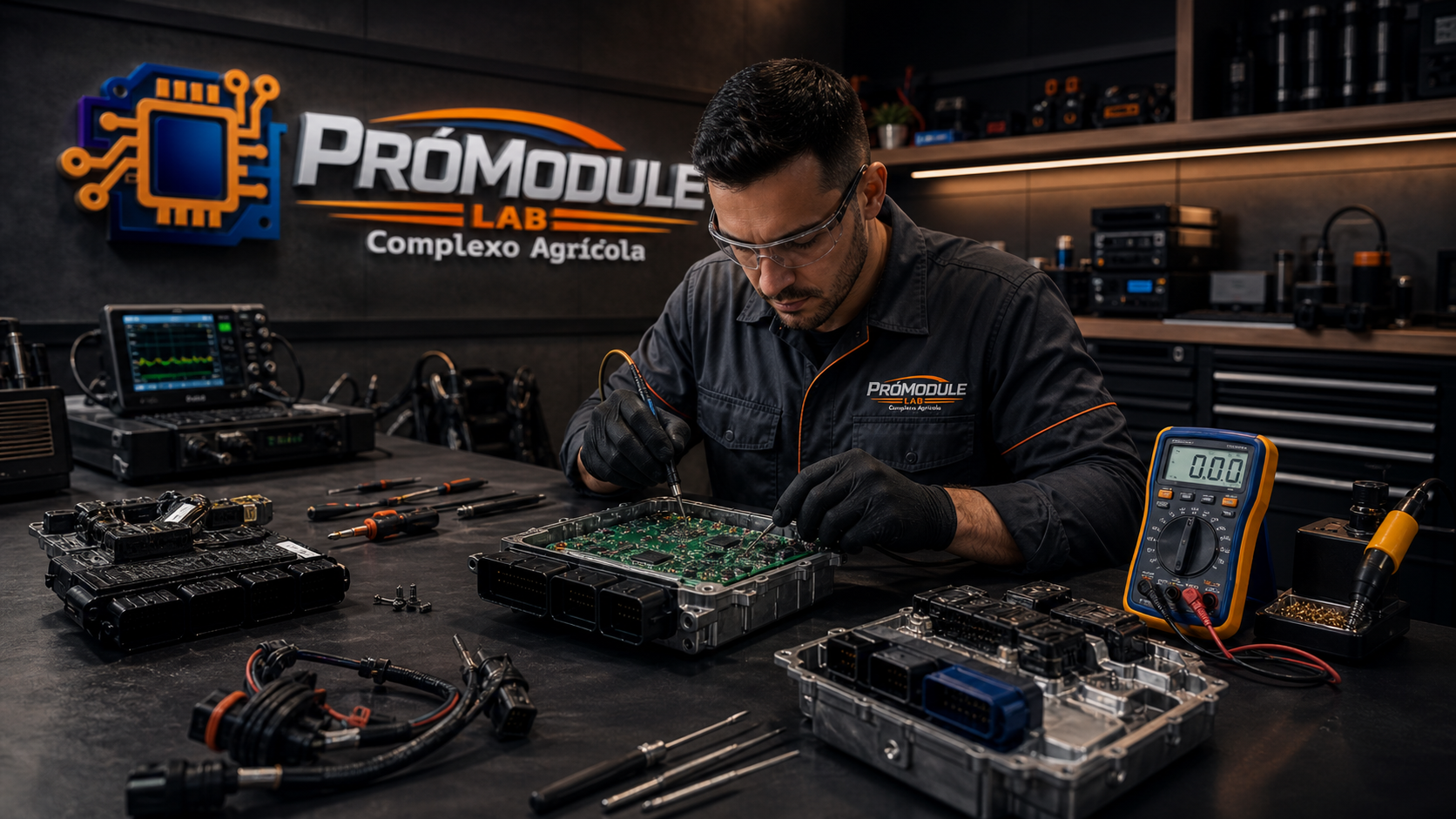 Laboratório Técnico Especializado com infraestrutura completa